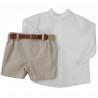CONJUNTO BAMBINO CAMISA BLANCA